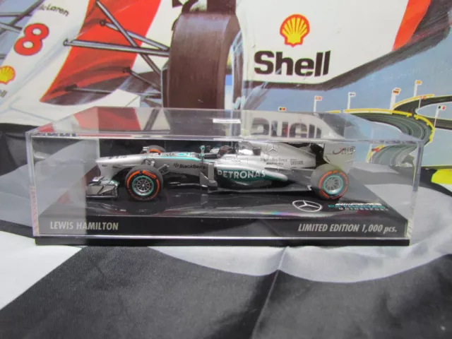 Minichamps / F1 2013 Mercedes Amg-F1 W04 - Lewis Hamilton - Modellauto Im Massstab 1/43