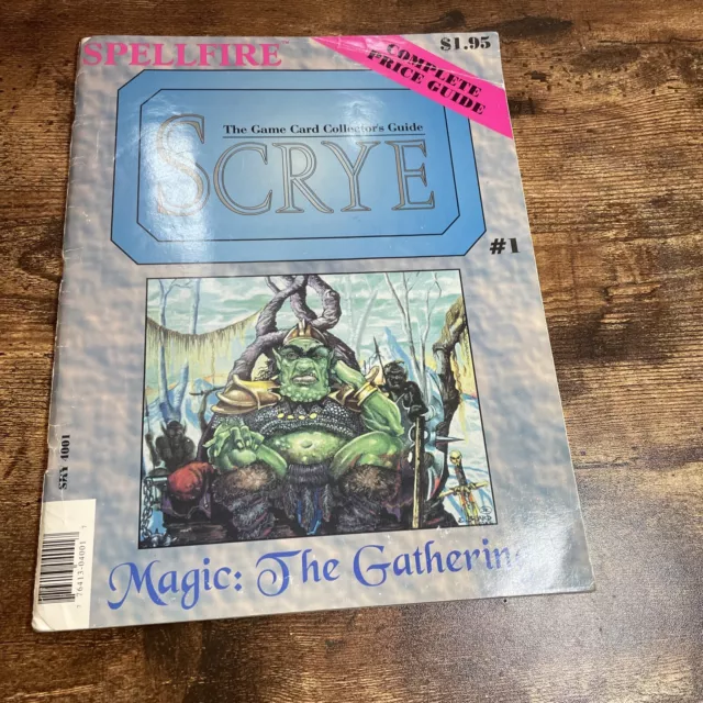 Scrye Issue 1 - 1994 Magic the Gathering Magazine and Guide Book Rare