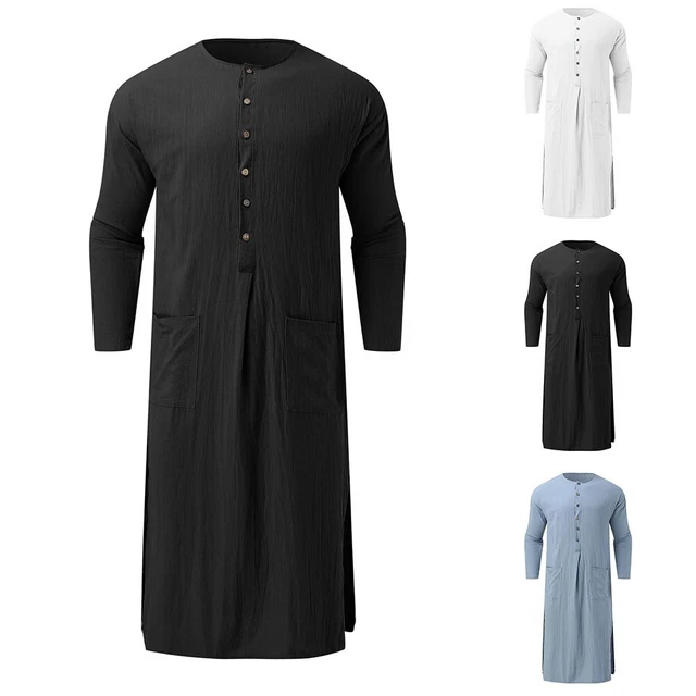 Top Hoge Kwaliteit Kleding 1 stucco Heren Caftano Katoenmix bocca lunga lotto