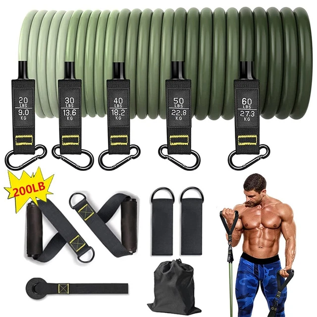 Resistance Bands Set with Handles Door Anchor Elastic