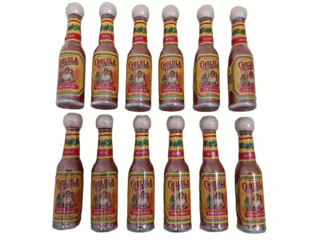 12 Pack Cholula Original  Hot Sauce Travel Size 0.75 oz B B Date 10-02