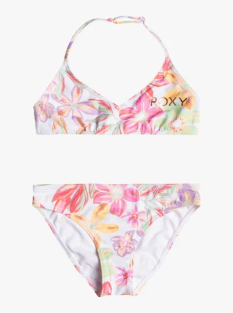 Roxy Active Joy Bikini in Bright White