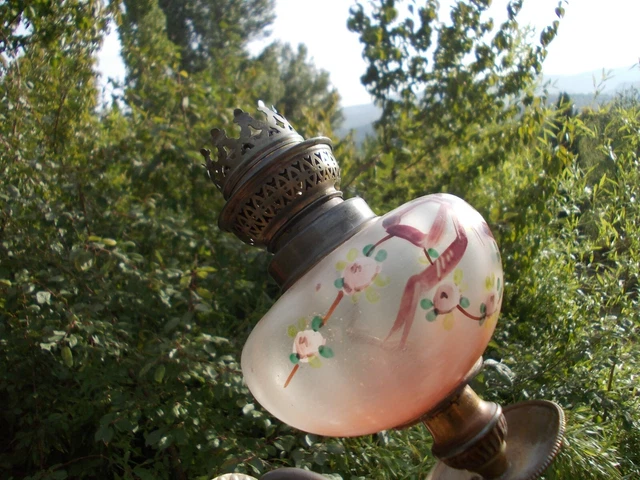 Lampe à pétrole ancienne applique murale