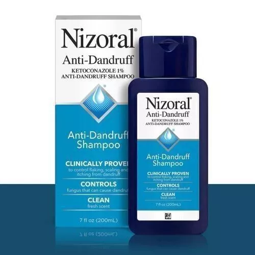 1/2PCS Nizoral Anti-Dandruff Shampoo with 1% Active Fresh Scent 7 Oz By Compeed