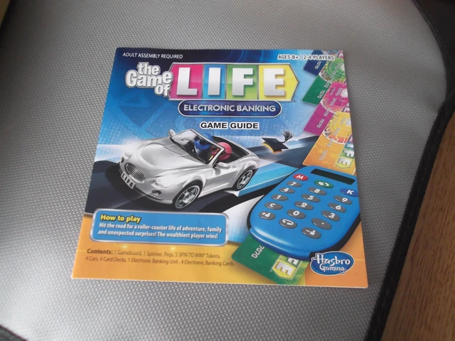 GAME OF LIFE Electronic Banking - Hasbro Gaming - komplett mit Anleitung
