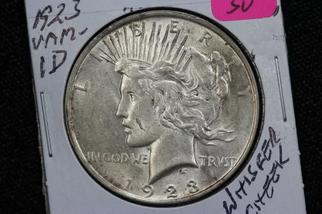 1923 Peace Dollar VAM-1D Whisker Cheek Die Break 29X7