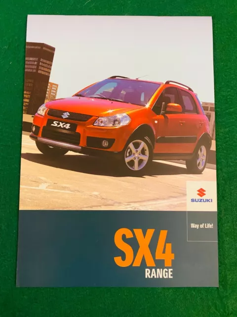 Suzuki Sx4 Gl Glx Glx 4 Grip Sales Brochure 2008 23 Pages