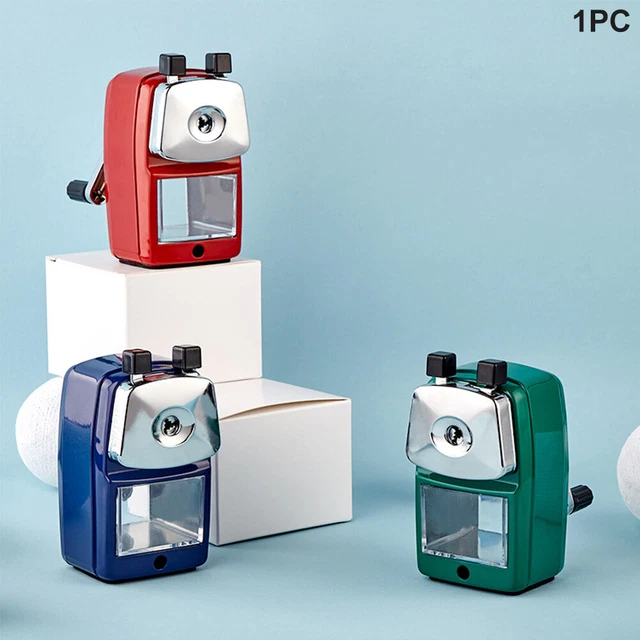 Pencil Sharpener Student School Office Stationery Hand Crank Machine For Kids