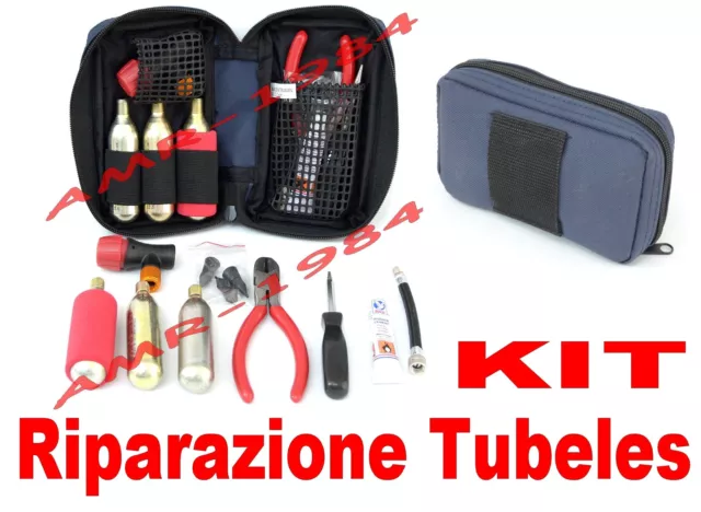 Confezione Kit Riparazione Gomme Tubeless Rms Universale Moto Codice 267020110