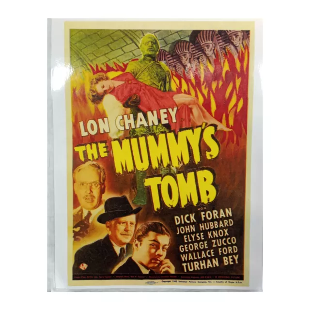 The Mummy's Tomb (1942) 7.5”x11" Laminated Mini Movie Poster Print