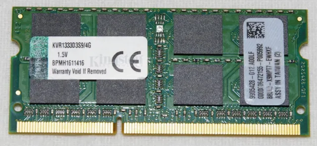 NotebookRAM 4GB DDR3 SO-DIMM 1333MHz
