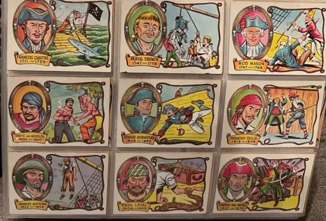 Lot of 35 / 1961 Fleer Pirates Bold Trading Cards