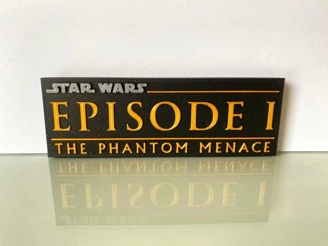 Star Wars Episode I – The Phantom Menace Logo Jedi Knights Qui-Gon Jinn Obi-Wan