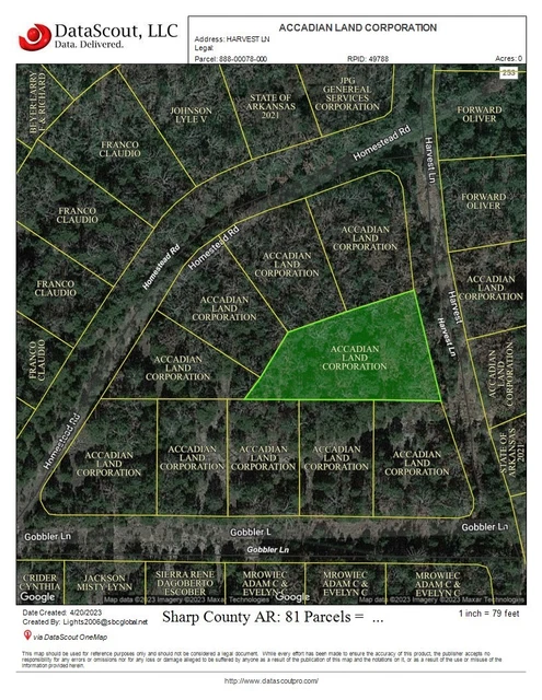Residential Real Estate - .50 Acre Land Lot - Sharp County Arkansas - No Reserve