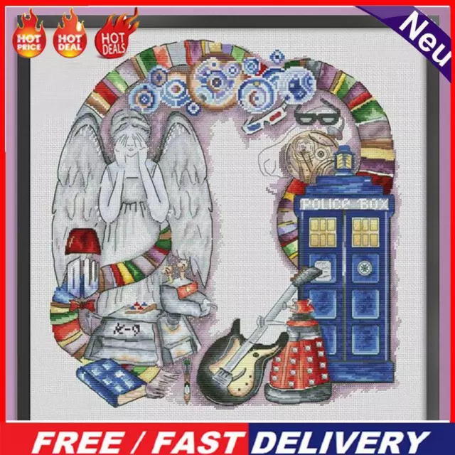 Full Embroidery Cotton Thread 14CT Counted DIY Cartoon World Cross Stitch Kit