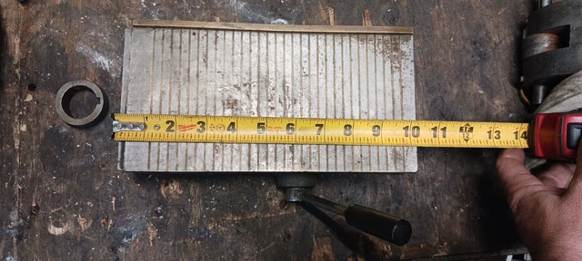 Magnetic chuck, permanent type, 5" x 10" surface grinder milling drilling