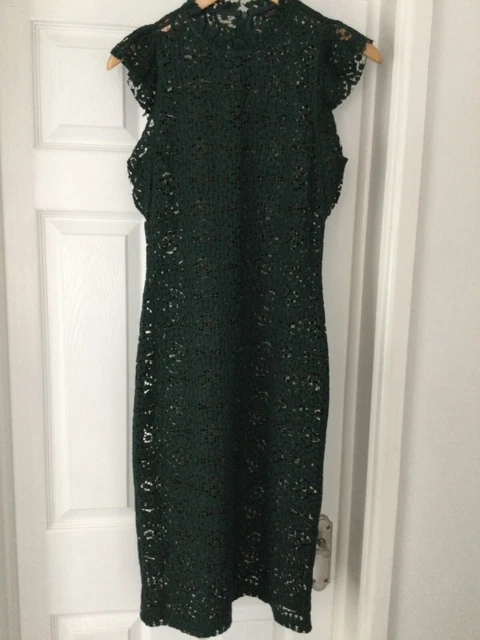 slim fit dress slacks RUE tube lond dress green  Venera Arapu