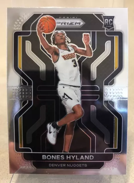 2021-22 Select Bones Hyland Concourse Blue Rookie Card #79 - Denver Nuggets  RC