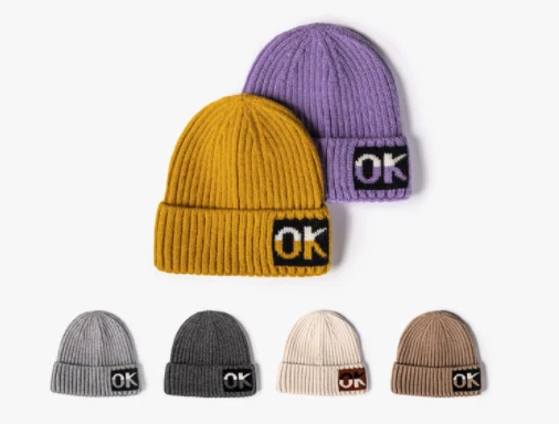2023 new winter hat Women Men Knitted Hat Warm Wool Soft Trendy  cap