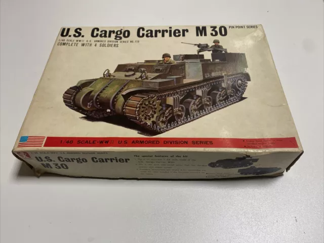 RAR!!! Bandai No 8290 - U.S. Cargo Carrier M30 + 4 Figuren - 1:48 "Neu" in OVP