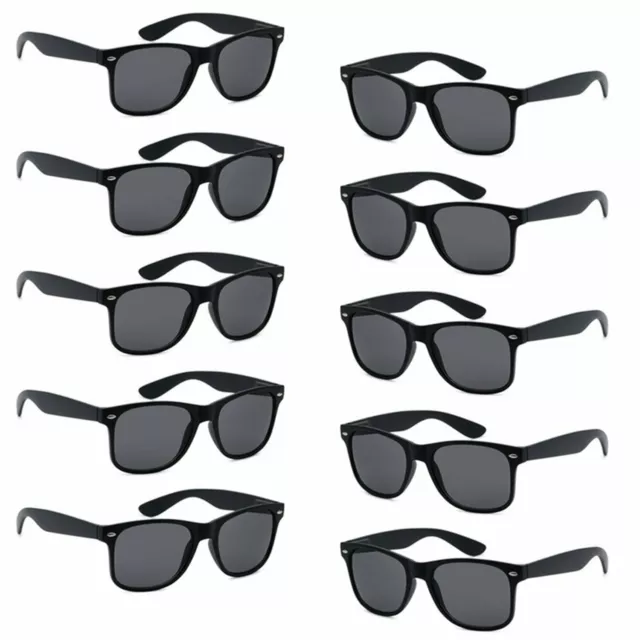 10 x Bulk Wholesale Joblot Adult Ladies Mens Womens Black Sunglasses!