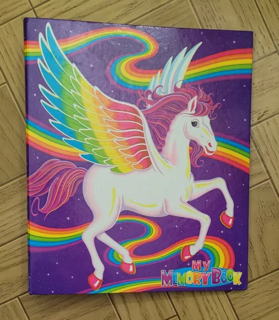 Vintage Lisa Frank ~ Rainbow Pegasus ~My Memory Book 3 Ring Binder
