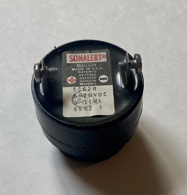 Sonalert Mallory 6-28 VDC 3-14 MA -- SC628