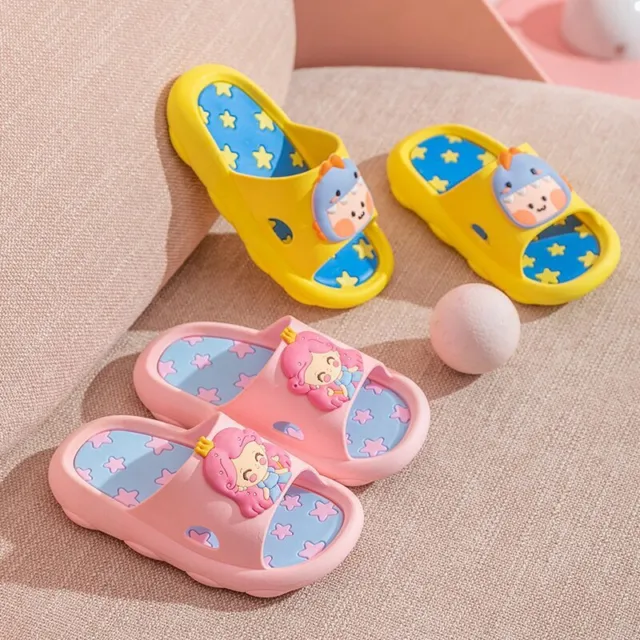 Girls Slide Sandals Kids Beach Pool Summer Slippers Shower Shoes Flip Flops Size