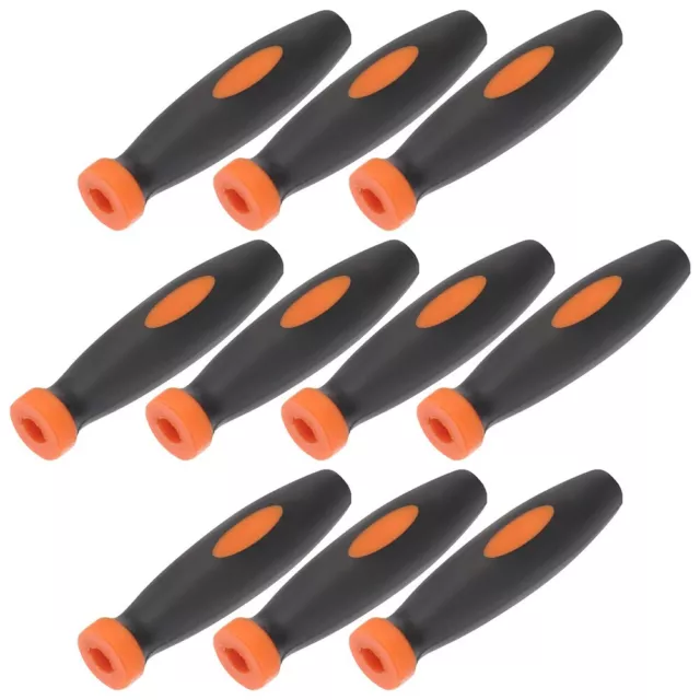 Durable Rubber Handles for Files 10Pcs Premium Material 2 36Inch 3mm Hole