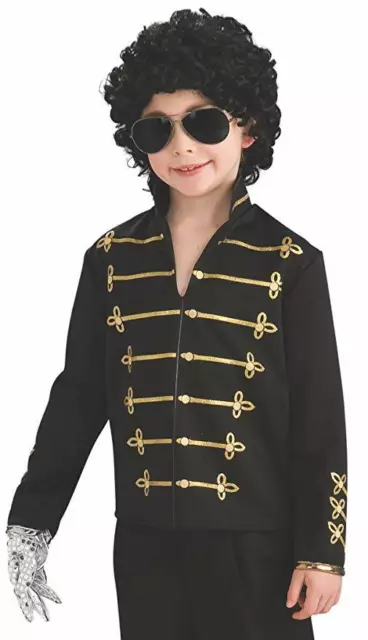 Rubie's Licensed Michael Jackson Military Jacket Black Accessory Child Medium