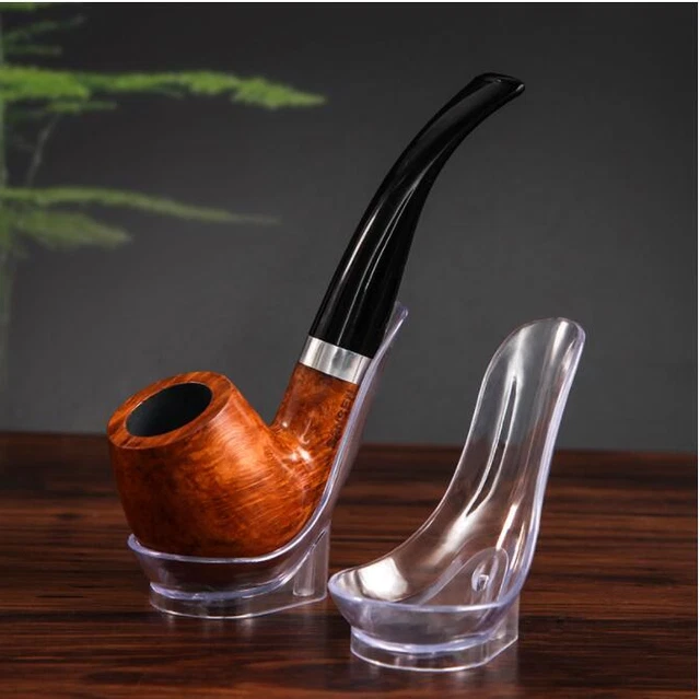 Transparent Acrylic Smoking Pipe Stand Rack Holder Single Pipe Holder NEW