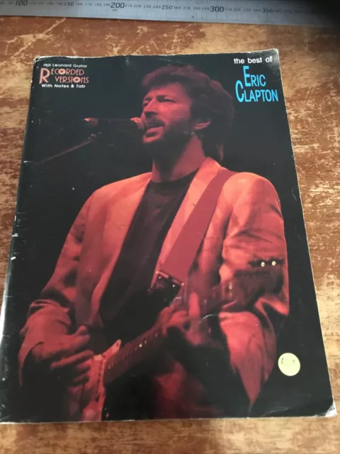 The Best of Eric Clapton Notes & Tab Recorded Versions Songbook Sheet Music