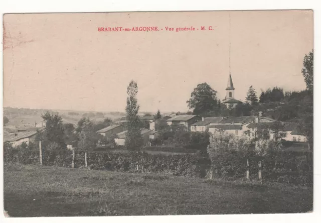 Cpa 55 - Brabant-En-Argonne: General View (Meuse) Written