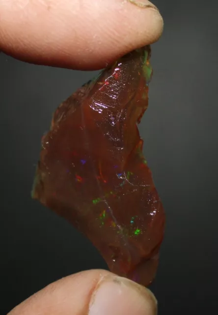 Natural Ethiopian Opal Rough, Big opal, dark opal, Welo Fire Raw opal 20.85 Cts