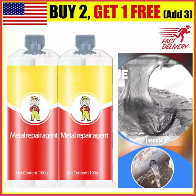 All-Purpose Repair Glue Casting Repair Glue For Metal bonding Agent Paste US✅