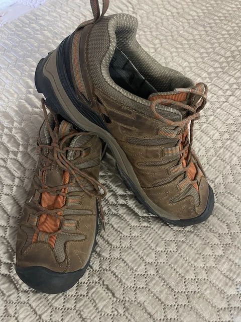 KURU-Men’s Chicane Trail Walking Shoes Sz 11.5W Rich Brown Leather Mesh Hiking Men main image 2