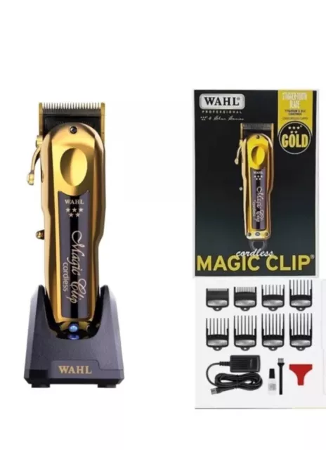 Angebot 24 ST🔥WAHL Magic Clip  GOLD --LIMITED EDITION--Haarschneider Netz/Akku