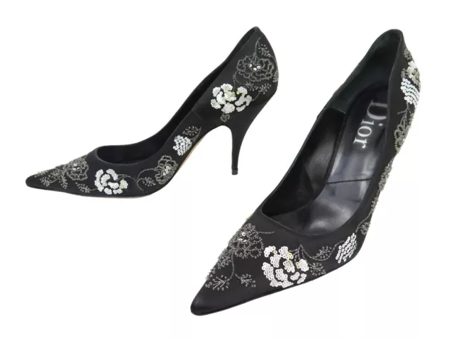 Chaussures Christian Dior Escarpins Broderies Et Sequins 42 Shoes Pumps 1150€