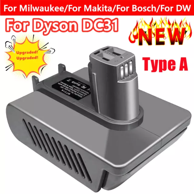 Dyson milwaukee sales battery adapter