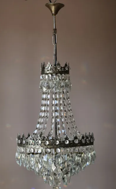 Antique French Empire Vintage Crystal Chandelier Home Decoration Lighting Lamp
