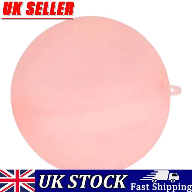 Absorbent Ball Reusable Summer Water Bomb Pool Party Water Games (Orange)