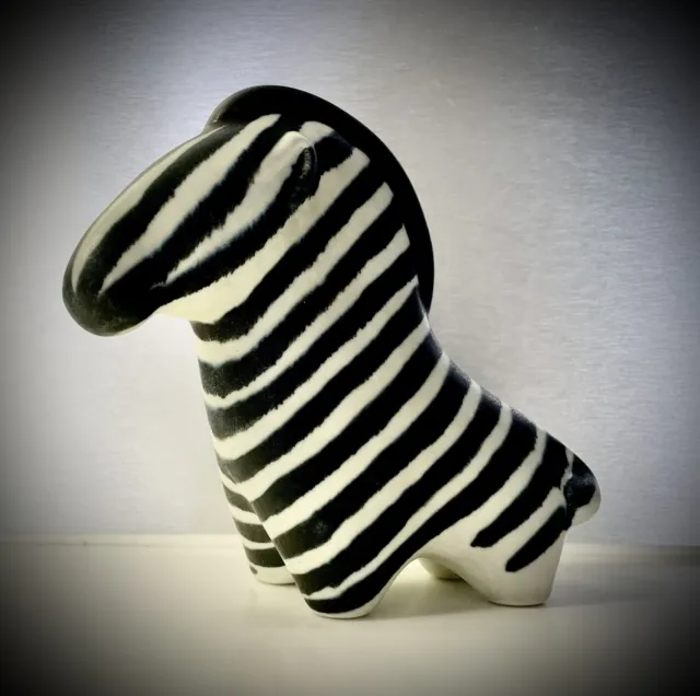 Vintage Finnland Zebra Figur abstrakte Kunst neuwertig! 2