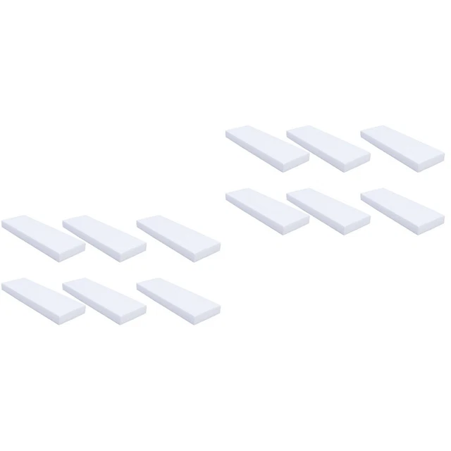 12 Pcs craft foam board Styroporblöcke Blätter Dekorationswerkzeuge Weiße Auch