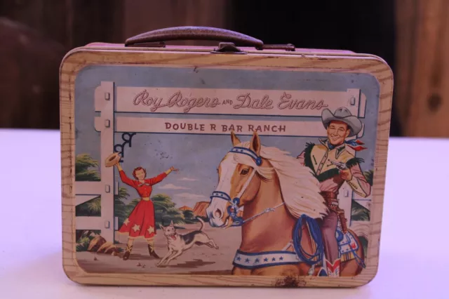 ROY ROGERS AND Dale Evans Double R Bar Ranch Vintage Lunchbox With ...