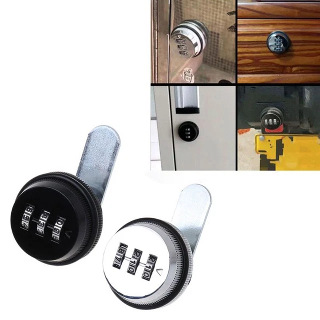 Code Drawer Lock Box Lock 20mm Smart Cam Code Lock 3 Digit Combination Password
