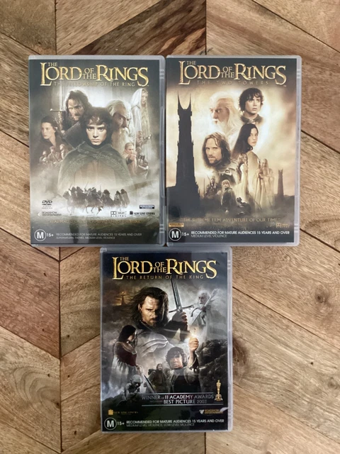 Lord Of The Rings Trilogy Dvds (Region 4) Excellent Condition