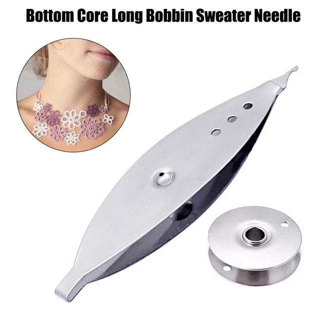 haken Handgemacht Tatting Metall-Shuttle Näh-Shuttle-Kern Stickerei-Bobins
