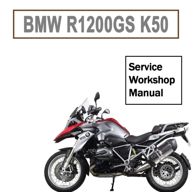 Manual de servicio de taller para BMW R 1200gs K50 2011-2018