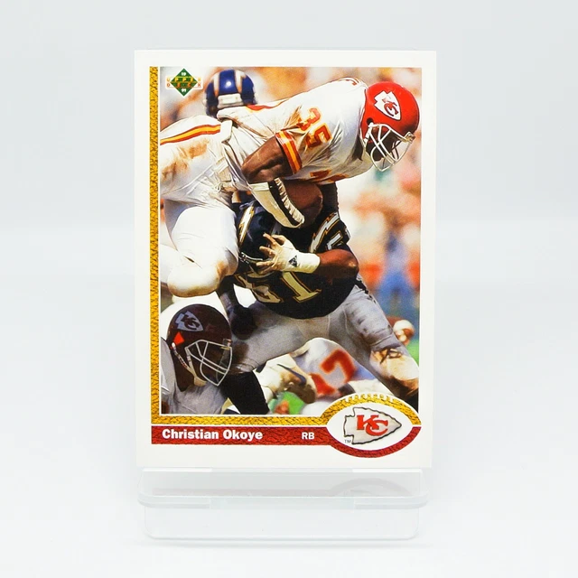 Christian Okoye - Kansas City Chiefs #176 Upper Deck 1991 American Football