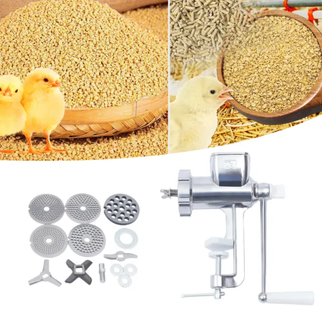 Manual Feed Processing Machine Pelletizer Food Pellet Making for Bird Fish Cat